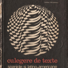 R. JERUSALMI, D. PACURARIU - CULEGERE DE TEXTE SPANIOLE SI LATINO AMERICANE 1969