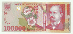 ROMANIA 100000 100.000 LEI 1998 [1] VF++ foto