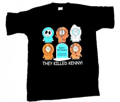 Tricou South Park &amp;amp;quot; they killed Kenny &amp;amp;quot; foto