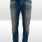 Blugi tip Zara - Model nou albastru decolorat - CONICI - Slim fit - Masuri: 30, 31, 32, 33, 34, 36 - ALBASTRI - Model NOU