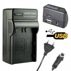 4IN1 Incarcator USB intrare compatibil EN-EL3E compatibil Nikon D50 D70 D80 D90 D100 D200 D300 D700 foto