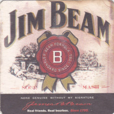 Suport de pahar / Biscuite JIM BEAM