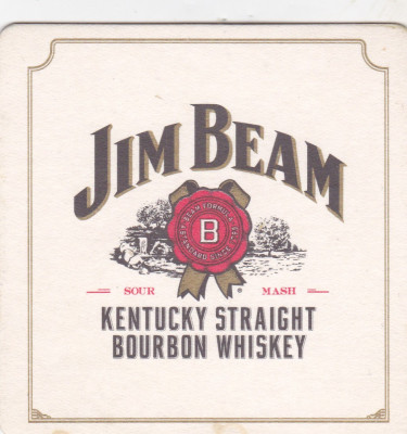 Suport de pahar / Biscuite JIM BEAM foto