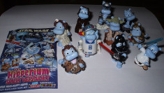 SURPRIZE KINDER - STAR WARS HIPPOS - SERIE COMPLETA foto