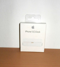 Apple iPhone 5c Dock (MF031ZM/A) , original Apple 100 % , nou, sigilat foto