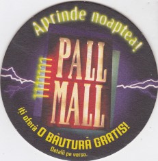 Suport de pahar / Biscuite PALL MALL