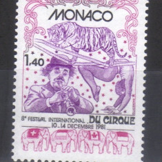 MONACO 1981, Fauna - Circ, serie completa neuzata, MNH