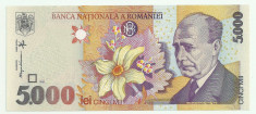 ROMANIA 5000 5.000 LEI 1998 [10] UNC foto