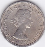 Moneda Marea Britanie 2 Shillingi ( Florin ) 1956 QEII - KM#906 XF