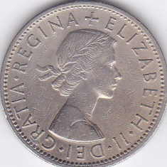 Moneda Marea Britanie 2 Shillingi ( Florin ) 1956 QEII - KM#906 XF