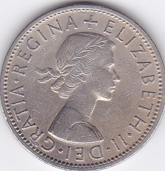 Moneda Marea Britanie 2 Shillingi ( Florin ) 1956 QEII - KM#906 XF