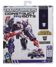 Robot Hasbro Transformers Constructs Bots 2 in 1 - Shockwave - 50 piese foto