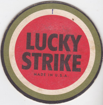 Suport de pahar / Biscuite LUCKY STRIKE foto