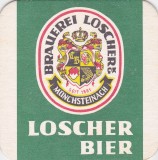 Suport de pahar / Biscuite LOSCHER BIER