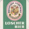 Suport de pahar / Biscuite LOSCHER BIER