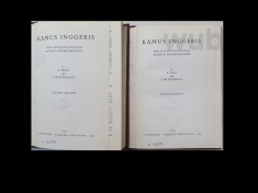 E. Pino, T. Wittermans, Dictionar englez-indonezian(192 pag.) + Dictionar englez-indonezian(488 pag.), Editura J.B. Walters, Djakarta, Groningen, 1955 foto