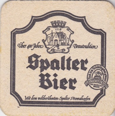 Suport de pahar / Biscuite SPALTER BIER foto