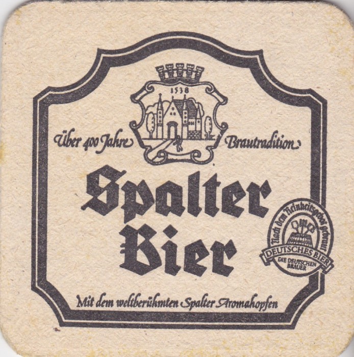 Suport de pahar / Biscuite SPALTER BIER