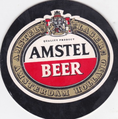 Suport de pahar / Biscuite AMSTEL BEER foto