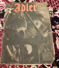 Super okazie - Revista Germana de propaganda Luftwaffe DER ADLER editia de Romania 4 foto