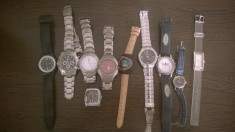 LOT 11 CEASURI DE MANA SWATCH, ADIDAS, CITIZEN, DIESEL, ROLEX.Timex NEtestate foto