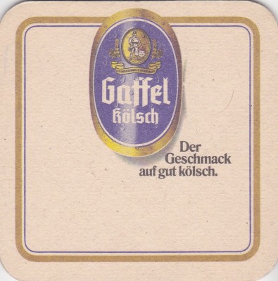 Suport de pahar / Biscuite GAFFEL KOLSCH foto