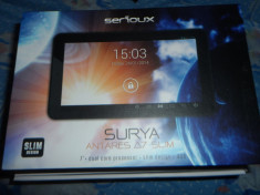 Tableta Serioux Surya Antares 7inch Dual core 1.2ghz/512DDR3/4GB/Wifi. Ideal cadou pentru copii.Sigilata! foto