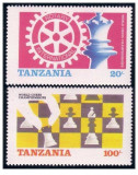 TANZANIA 1986 SAH SERIE NESTAMPILATA DANTELATA