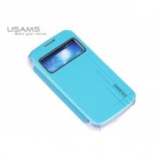 Husa Usams Starry Sky Series Samsung Galaxy S4 Zoom Blue foto