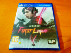 Infamous First Light, PS4, original si sigilat, 79.99 lei foto