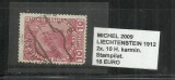 LIECHTENSTEIN 1912 - 2x.10H.