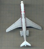 ATAM2001 628 - AVION METALIC , MINIATURA - SWISSAIR - TREN DE ATERIZARE DIN PLASTIC, CHINA -PENTRU COLECTIONARI-starea care se vede