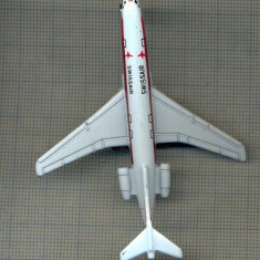 ATAM2001 628 - AVION METALIC , MINIATURA - SWISSAIR - TREN DE ATERIZARE DIN PLASTIC, CHINA -PENTRU COLECTIONARI-starea care se vede