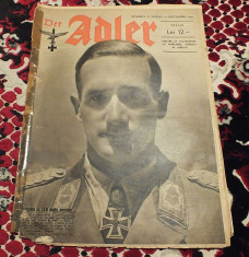 Super okazie - Revista Germana de propaganda Luftwaffe DER ADLER editia de Romania 3 foto
