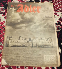 Super okazie - Revista Germana de propaganda Luftwaffe DER ADLER editia de Romania 2 foto