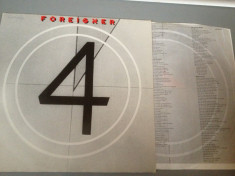 FOREIGNER - IV (1981 /ATLANTIC REC) - DISC VINIL/PICK-UP/VINYL - made in RFG foto