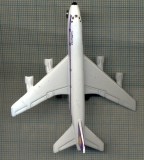 ATAM2001 626 - AVION METALIC , MINIATURA - LUFTHANSA - TREN DE ATERIZARE DIN PLASTIC, CHINA -PENTRU COLECTIONARI-starea care se vede