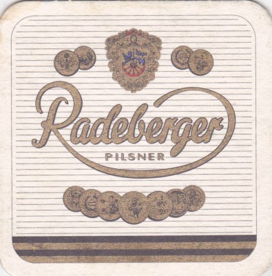 Suport de pahar / Biscuite RADEBERGER foto