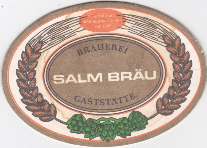 Suport de pahar / Biscuite SALM BRAU