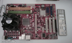 Kit placa de baza MSI cu procesor Core 2 Duo E4500 / 2.20 Ghz / 4 X DDR2 / LGA 775 / Placa suporta Quad core***PRET PROMOTIONAL*** foto