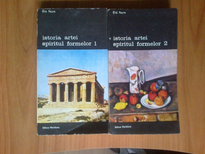 k3 Istoria artei - spiritul formelor - Elie Faure (2 volume)