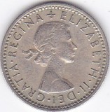 Moneda Marea Britanie 6 Pence 1956 QEII - KM#903 VF, Europa