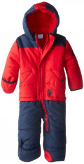 Combinezon US Polo Assn. Baby-Boys Color-Block Bunting Snowsuit foto