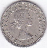 Moneda Marea Britanie 6 Pence 1960 QEII - KM#903 VF+, Europa