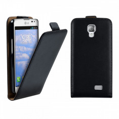 Husa LG F70 D315 Flip Case Inchidere Magnetica Black foto