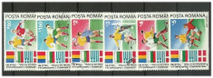 1990 - preliminariile CM fotbal, serie stampilata foto