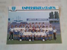 FOTOGRAFIE ECHIPA UNIVERSITATEA CRAIOVA 1991 ~ echipa castigatoare a ultimului campionat ~ foto