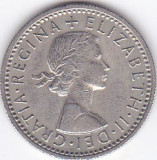Moneda Marea Britanie 6 Pence 1962 QEII - KM#903 XF, Europa