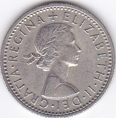 Moneda Marea Britanie 6 Pence 1962 QEII - KM#903 XF foto