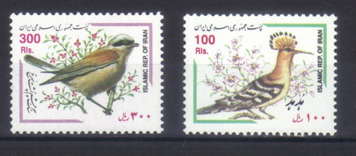 IRAN 2000, Fauna - Pasari, serie neuzată, MNH